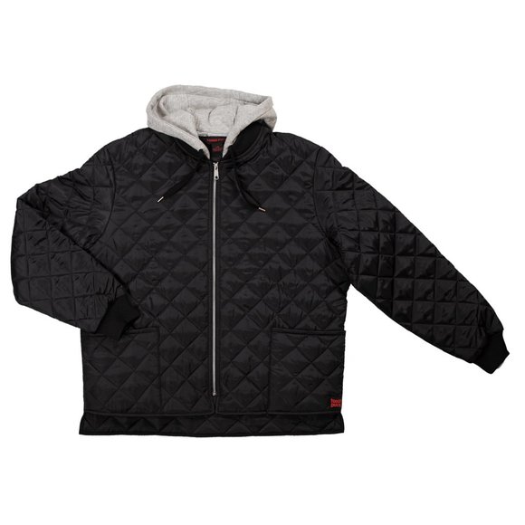 TOUGH DUCK HOODED QUILTED FREEZER JACKET - Picture 1 of 2